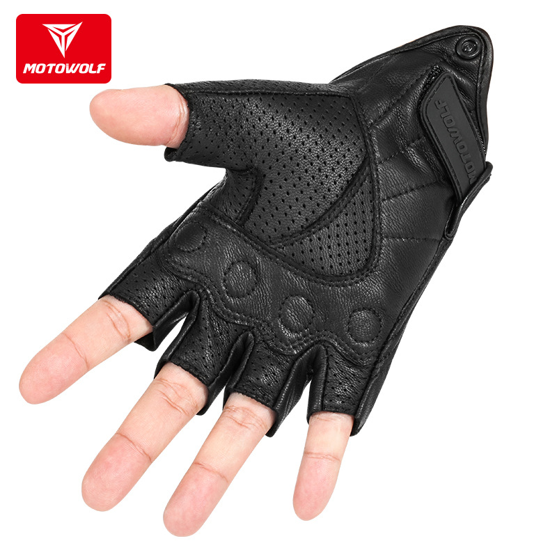 Găng tay nửa ngón MOTOWOLF chính hãng - Ảnh 3