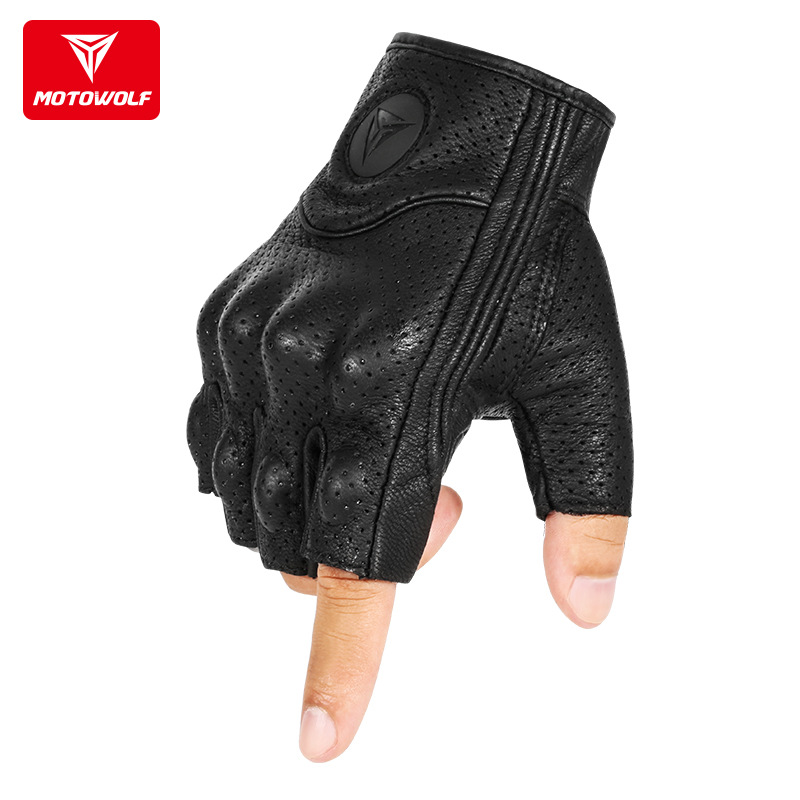 Găng tay nửa ngón MOTOWOLF chính hãng - Ảnh 4