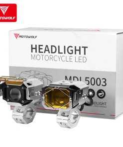 Bộ đèn trợ sáng bi cầu MOTOWOLF chính hãng