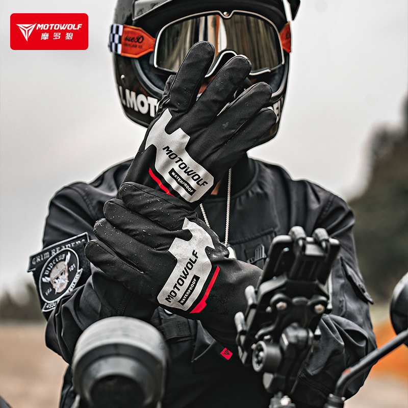 Bao tay chống mưa Motowolf chính hãng