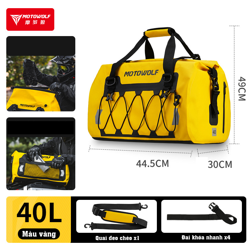 Túi chống nước Motowolf MB4 có lưới mở rộng - Ảnh 6