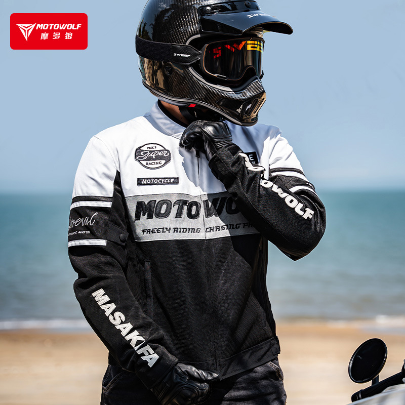 Áo bảo hộ Motowolf kiểu dáng classic đi xe máy JM1B